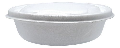 10 Marmitex Branca Isopor 190x49mm 850ml Darnel R102 - Imagem 2