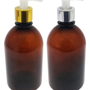 678 Frascos Plástico Âmbar 500ml Válvula Bico Pato L Sab