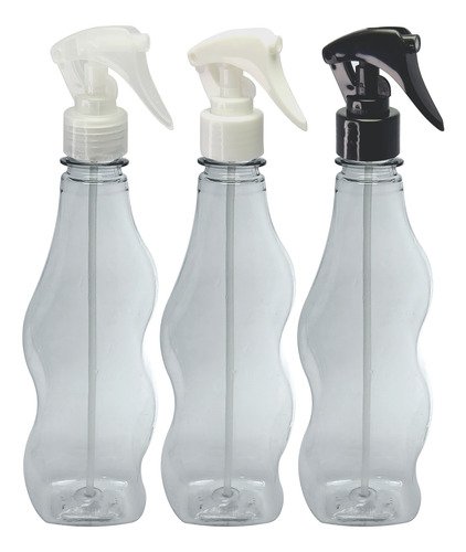 132 Frasco Plástico Cristal Pet 380ml Válv Mini Gatilho Cat