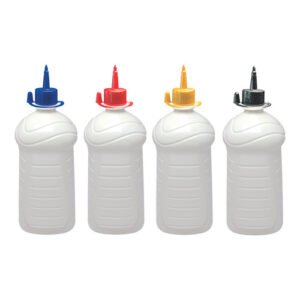 312 Frascos Plástico Branco Pet 1l C/ Bico Aplicador Ama