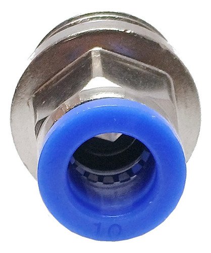 100 Conexão Pneumática Reta Macho Rosca 1/2 X Tubo 10mm - Imagem 4