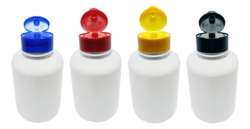 351 Frascos Plástico Branco Pet 330ml Fliptop C/ Rosca Sup