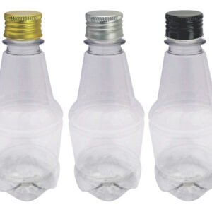64 Frasco Plástico Cristal Pet 300ml Tampa Alumínio S Gr2