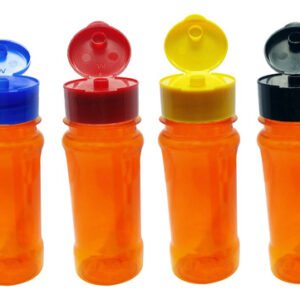 36 Frasco Plástico Laranjado Pet 120ml Fliptop C/ Rosca Con