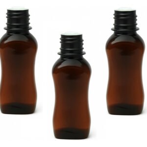 2541 Frasco Plástico Ambar Pet 120ml Batoque 12 Furos Cat