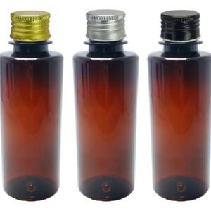 226 Frascos Plástico Ambar Pet 200ml Tampa L Batoque Cos