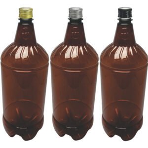 24 Frascos Plástico Âmbar Pet 2l Tampa Difusor C/ F Gr2