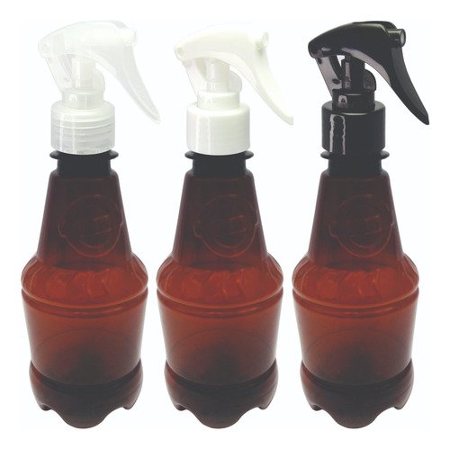288 Frasco Plástico Âmbar Pet 300ml Válv Mini Gatilho Gr2