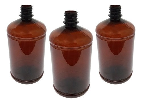 360 Frasco Plástico Ambar Pet De 1l Tampa Dosadora 30ml Sab - Imagem 2