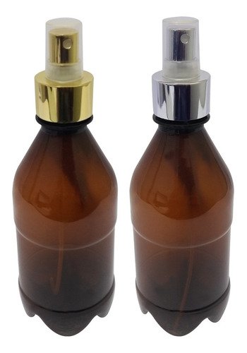 972 Frascos Plásticos Âmbar Pet 350ml Válvula Spray L Agu