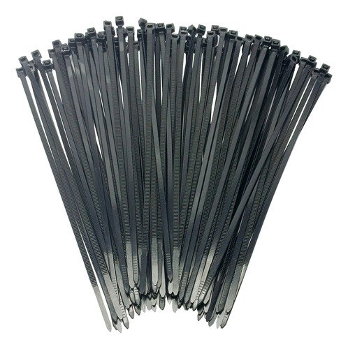 40 Pacote Abraçadeiras De Nylon Preta 3,6x200mm C/ 100 Unid