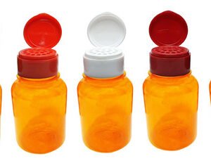 292 Frascos Plástico Laranja Pet 150ml Tampa Peneira Sup