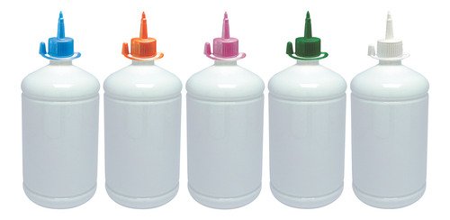 360 Frascos Plástico Branco Pet 1l C/ Bico Aplicador Sab - Imagem 2