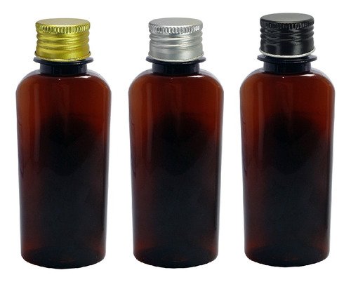336 Frasco Plástico Ambar Pet 140ml Tampa L Batoque Aro