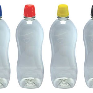 170 Frasco Plástico Cristal Pet 750ml Com Tampa Dosadora Cat