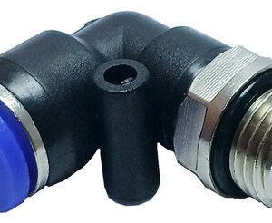 1 Conexão Pneumática Cotovelo Macho Rosca 1/4 X Tubo 8mm