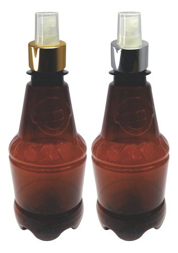 918 Frasco Plástico Âmbar Pet 300ml Com Válvula Spray L Gr2