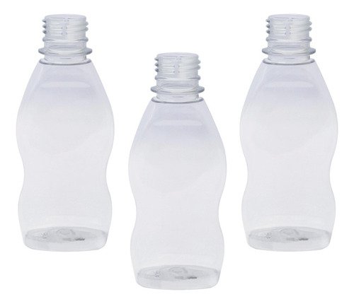 253 Frascos Cristal 190ml Pet C/ Tampa 2 Bicos Mol - Imagem 3