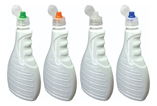 400 Frascos Branco Pet 500ml Tampa Sport Fliptop Bor