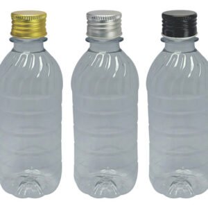 70 Frascos Plásticos Cristal 330ml Tampa Alumínio S Suc