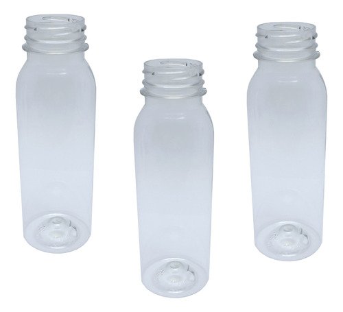 30 Frasco Plástico Cristal Pet 250ml Tam Rosca S/ Lacre Det - Imagem 2
