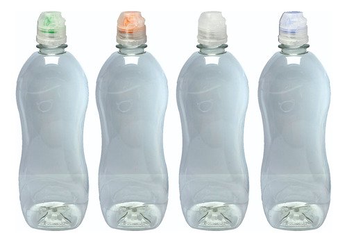 37 Frascos Cristal Pet 750ml Tampa Sport Fliptop Cat - Imagem 2