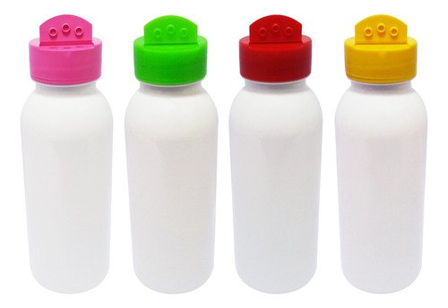 1260 Frascos Plástico Branco Pet 300ml Tempero Fliptop Det - Imagem 2