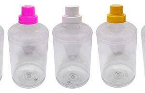 49 Frasco Plástico Cristal Pet De 1l Tamp Dosadora 30ml Sab