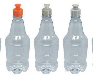 565 Frasco Plástico Cristal Pet 500ml Com Tampa Pushpull Gr2