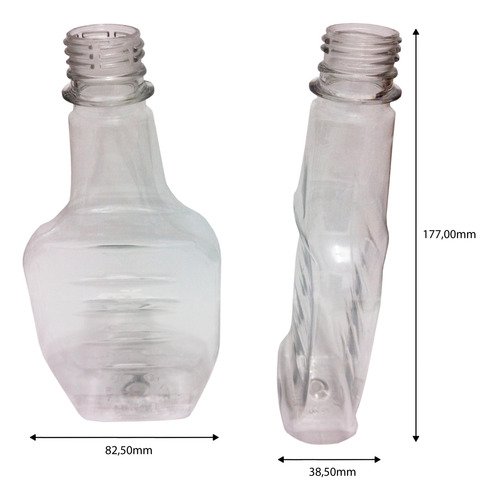 1568 Frasco Plástico Cristal 250ml Pet Sport Fliptop Mol - Imagem 6