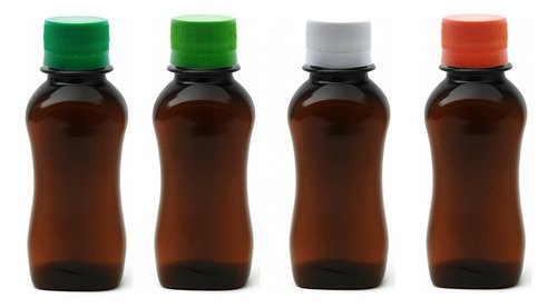 2541 Frasco Plástico Ambar Pet 120ml Tampa Rosca Lacre Cat - Imagem 2