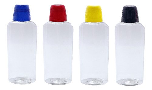 520 Frasco Plástico Cristal Pet 140ml Tamp Dosadora 20ml Aro