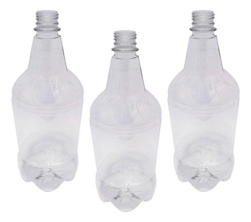 360 Frasco Plástico Cristal Pet 1l Com Tampa Aluminio S/ Gr2 - Imagem 2