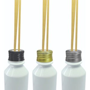 802 Frascos Plástico Branco 120ml Tampa Difusor Varetas Far