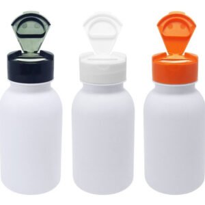 105 Frascos Plástico Branco Pet 200ml Tampa Fliptop Cap Det