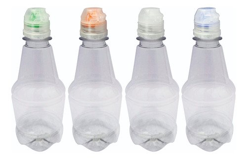 306 Frasco Cristal Pet 300ml Tampa Sport Fliptop Gr2 - Imagem 2