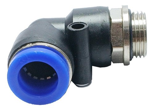 100 Conexão Pneumática Cotovelo Macho Rosca 3/8 X Tubo 12mm - Imagem 2