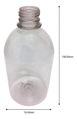 678 Frascos Plástico Cristal Pet 500ml C/ Tampa Fliptop Sab - Imagem 6