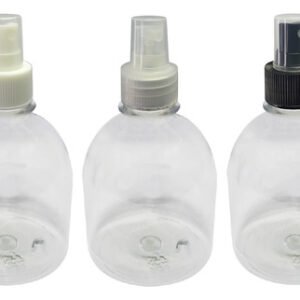 904 Frascos Plásticos Cristal Pet 300ml Válvula Spray S Sab