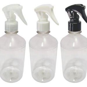 12 Frascos Plásticos Cristal Pet 500ml Válv Mini Gatilho Far