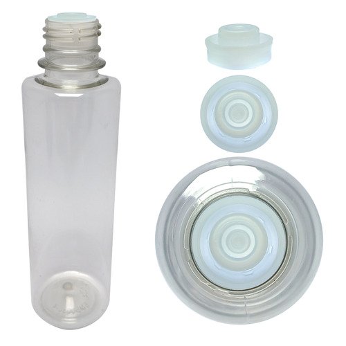 216 Frascos Plástico Cristal Pet 250ml Tampa L Batoque Cos - Imagem 3