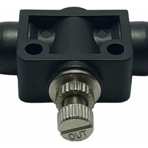 100 Conexão Pneumática Regulador Fluxo Tubo 6mm