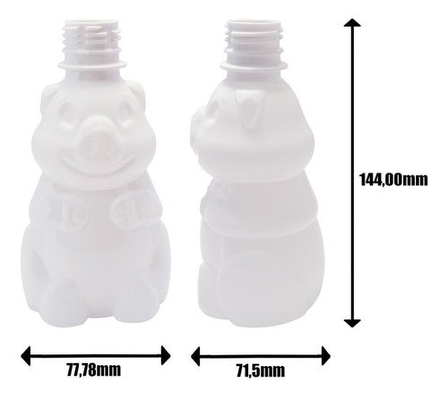 256 Frascos Plástico Branco 300ml Tampa Difusor Varetas Zoo - Imagem 5