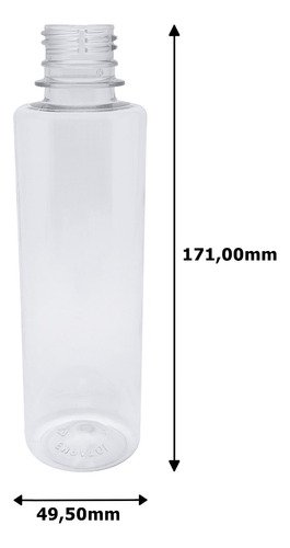 216 Frascos Plásticos Cristal Pet 250ml C/ Tampa Fliptop Cos - Imagem 6