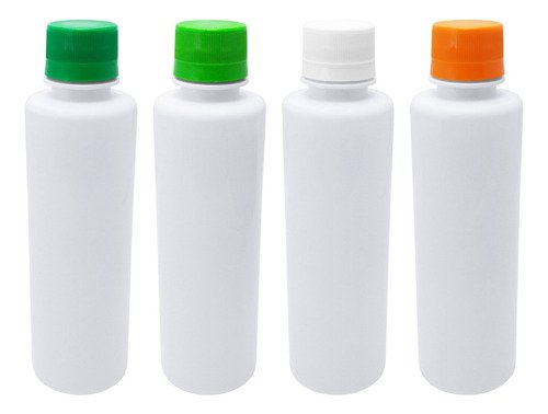216 Frascos Plástico Branco Pet 250ml Tampa Rosca Lacre Cos - Imagem 2