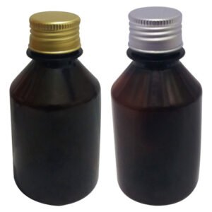 40 Frasco Plástico Âmbar Pet 150ml Tampa Alumínio S Far