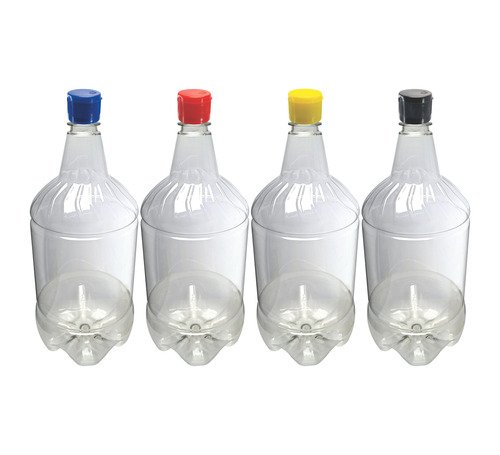 200 Frasco Plástico Cristal 1,5l Tampa Fliptop Batoque Gr2 - Imagem 2