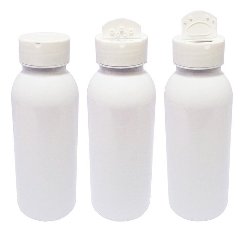 1260 Frascos Plástico Branco Pet 300ml Tempero Fliptop Det - Imagem 3