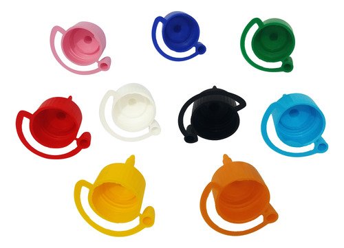 6 Frascos Plástico Cristal Pet 1l C/ Bico Aplicador Agu - Imagem 5