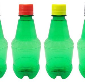 918 Frascos Plástico Verde Pet 300ml Tampa Rosca Lacre Gr2